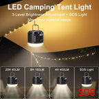Torngat CampLight Breeze verlichting met SOS en helderheidsstanden