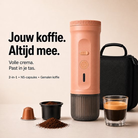 Torngat NomadBrew Go Mokka Rosé met reisetui, koffie en accessoires