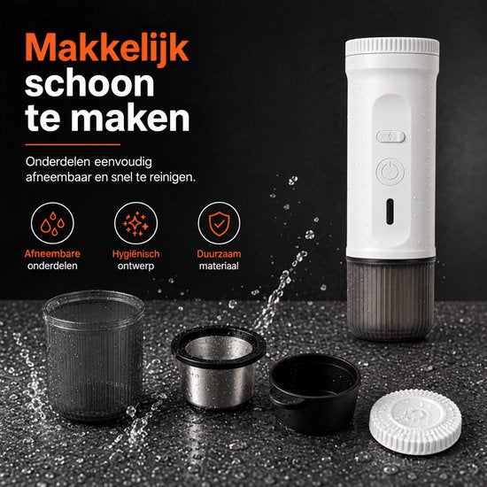 Demonteerbare onderdelen NomadBrew Go