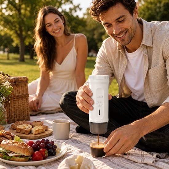 NomadBrew Go tijdens picknick