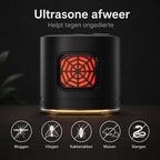 Ultrasone stand op de zwarte TentLight Pro
